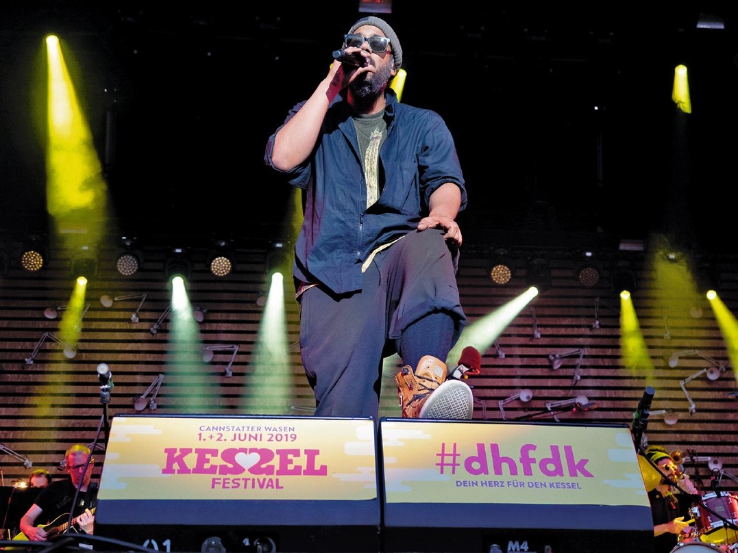 Sein Konzert auf der Hauptbühne verfolgten rund 10.000 Fans: Samy Deluxe