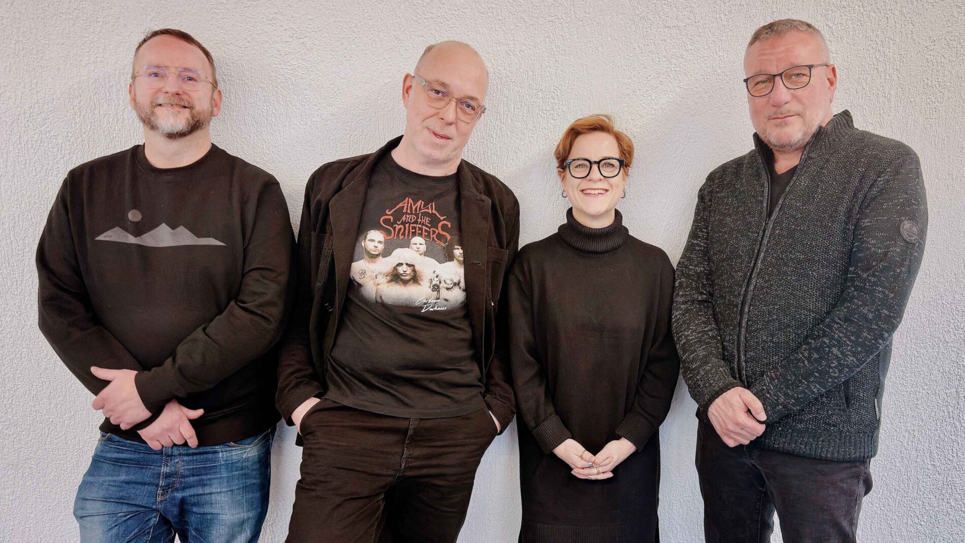 92a086f9 5cf3 43cc b4f9 4ba20623e7fd Auf einem Foto (von links): Tobias Trosse (Geschäftsführer), Marc Radermacher (Gründer und scheidender Geschäftsführer), Tina Jürgens (Geschäftsführerin) sowie Christoph Bornefeld Ettmann ...