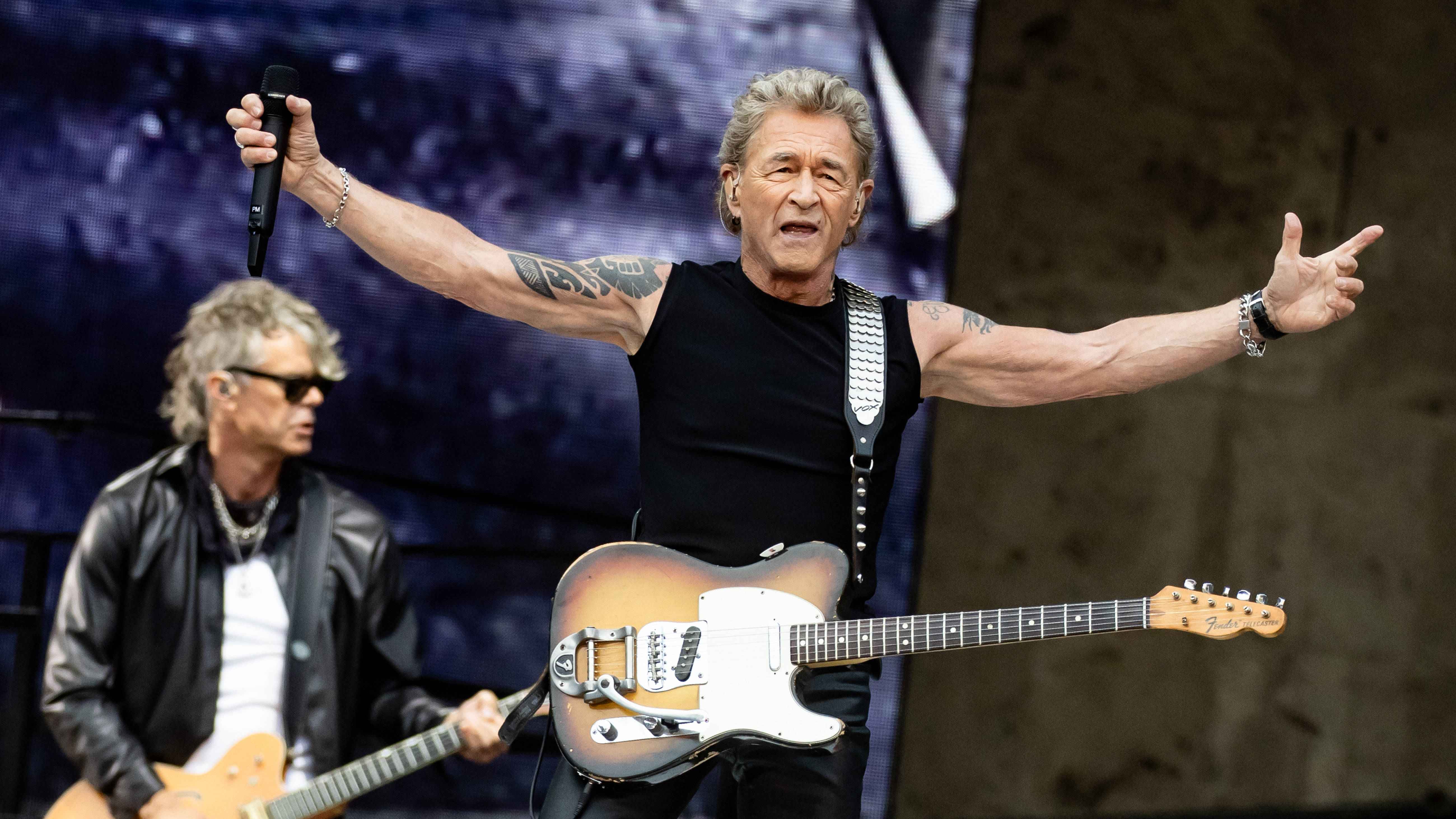 Wird geschätzt und verehrt: Peter Maffay, hier be seiner letzten Tour im Sommer 2024 in Berlin.