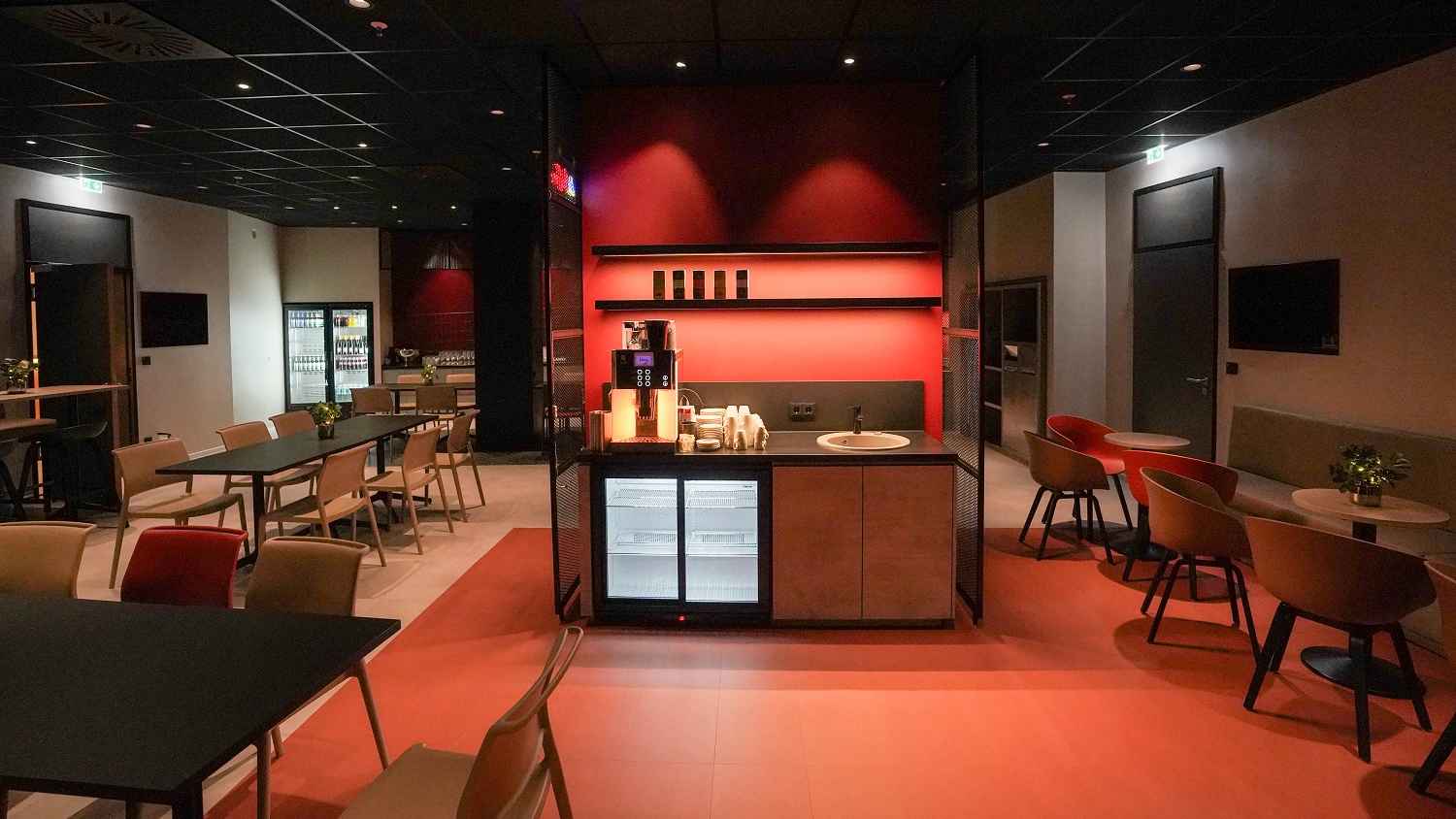 Wurde modernisiert: der Backstage-Bereich der Barclays-Arena.