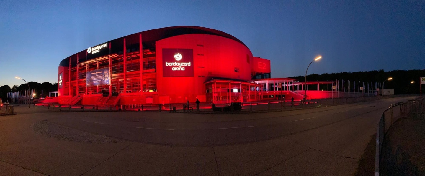 Bildete den Auftakt für weitere Aktionen: die Night Of Light im Juni, hier die Barclaycard Arena