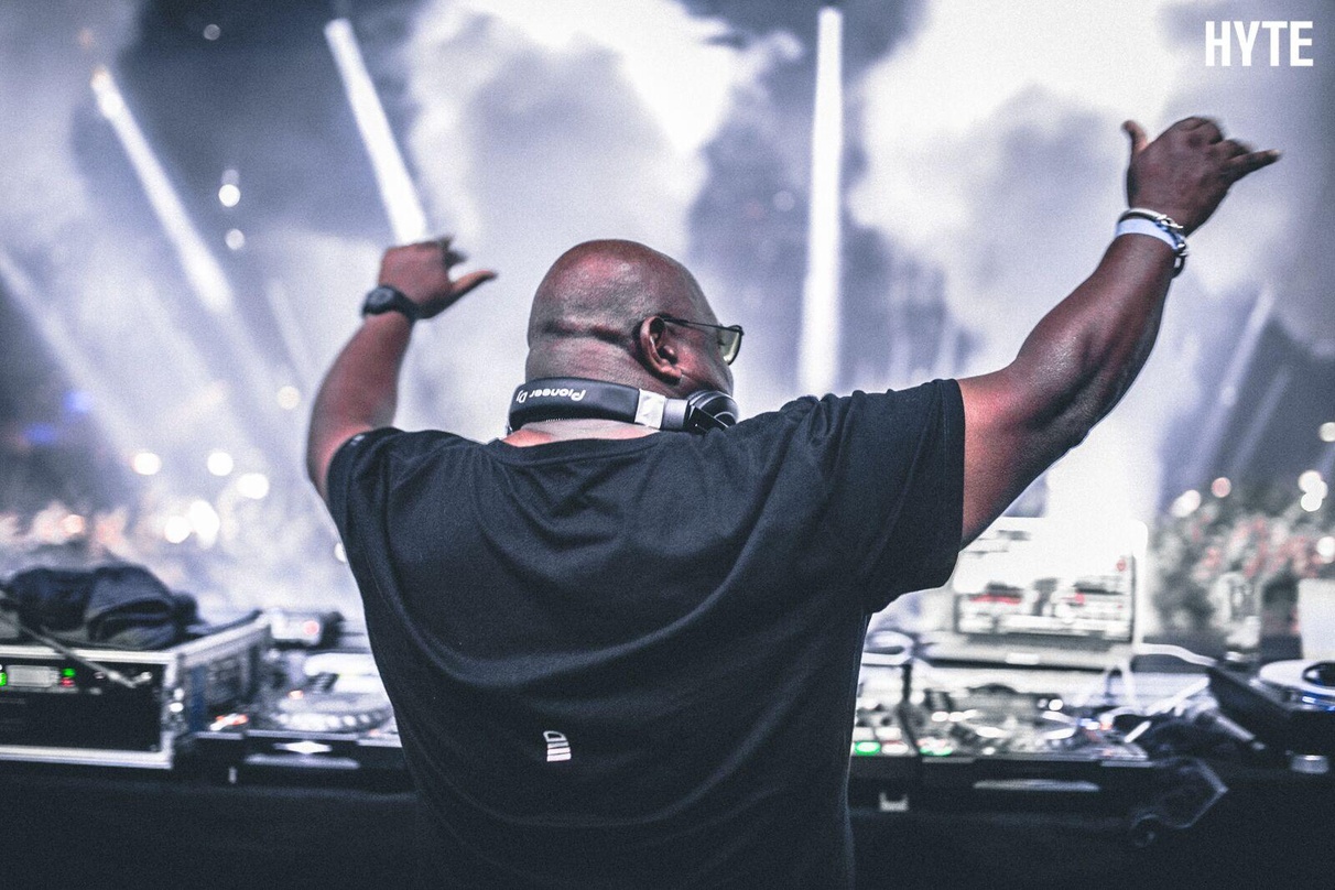 Trat vor 9000 Besuchern auf: Carl Cox beim HYTE NYE in Berlin