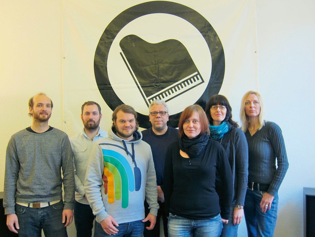 Das PIAS-Team 2012 (von links): Jens Koerner, Thomas Friedmann, Mitja Bruch, Stefan Strüver, Stephanie Lüttge, Ilona Kleen und Stephani Meetz