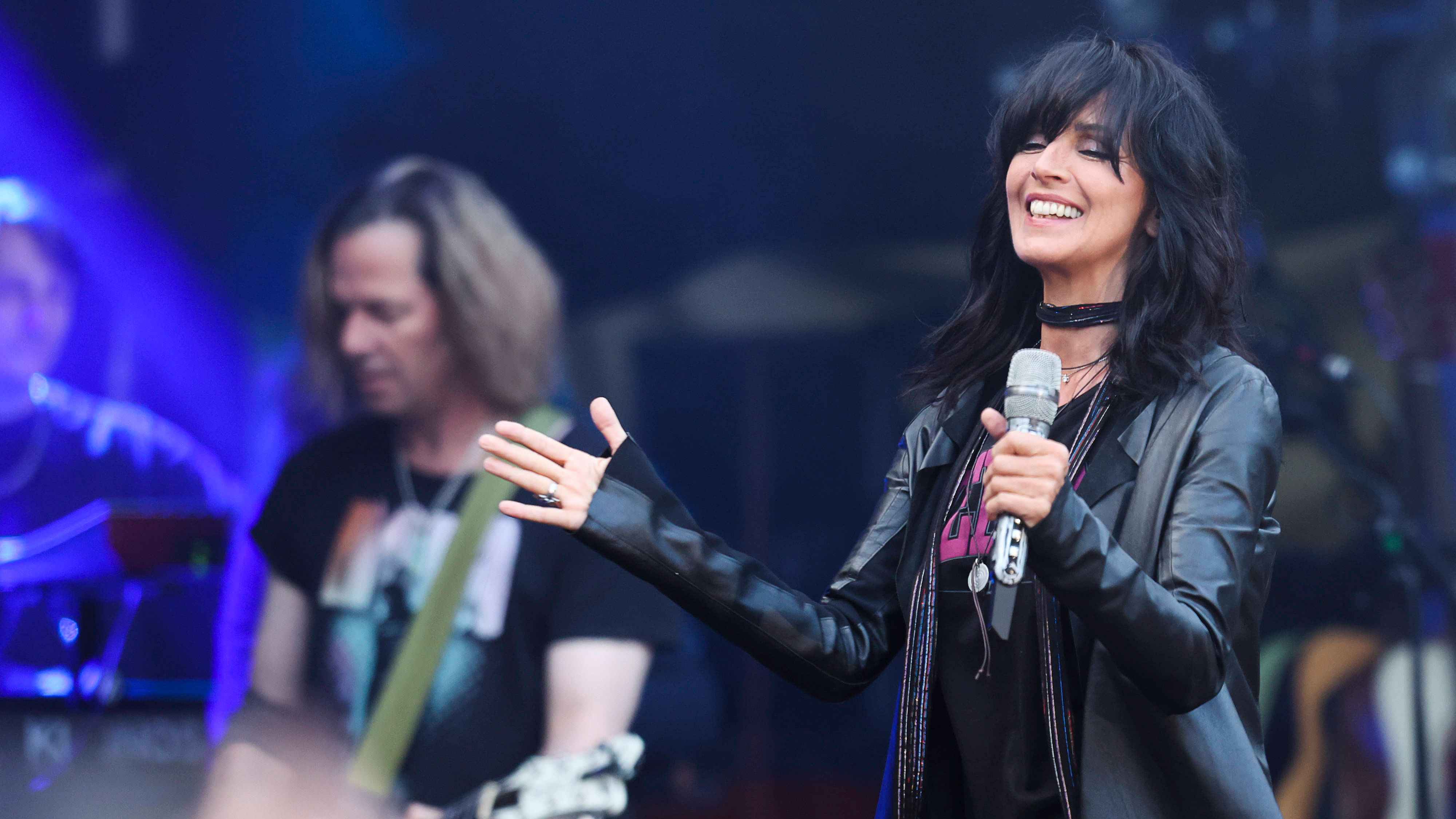Im Juni: Nena beim Open Air auf der Freilichtbühne Wiesmoor, wo sie ihr "Wir gehören zusammen"-Programm spielte.