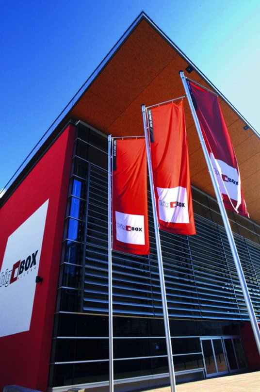 Viel frequentierte Arena: die bigBox Allgäu in Kempten