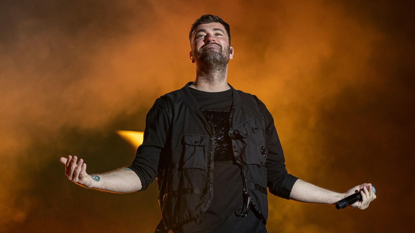 Momentaufnahme seines Gigs als Headliner der N-Joy Starshow: Marteria