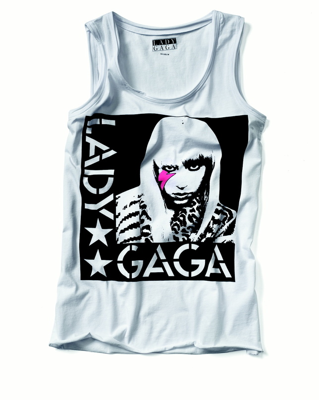 Ab Mai europaweit erhältlich: Lady-Gaga-Shirts von New Yorker