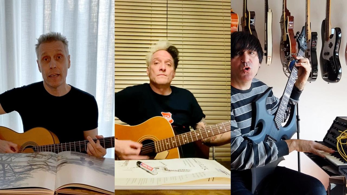 Singen über Corona: Die Ärzte (von links: Farin Urlaub, Bela B und Rodrigo González)
