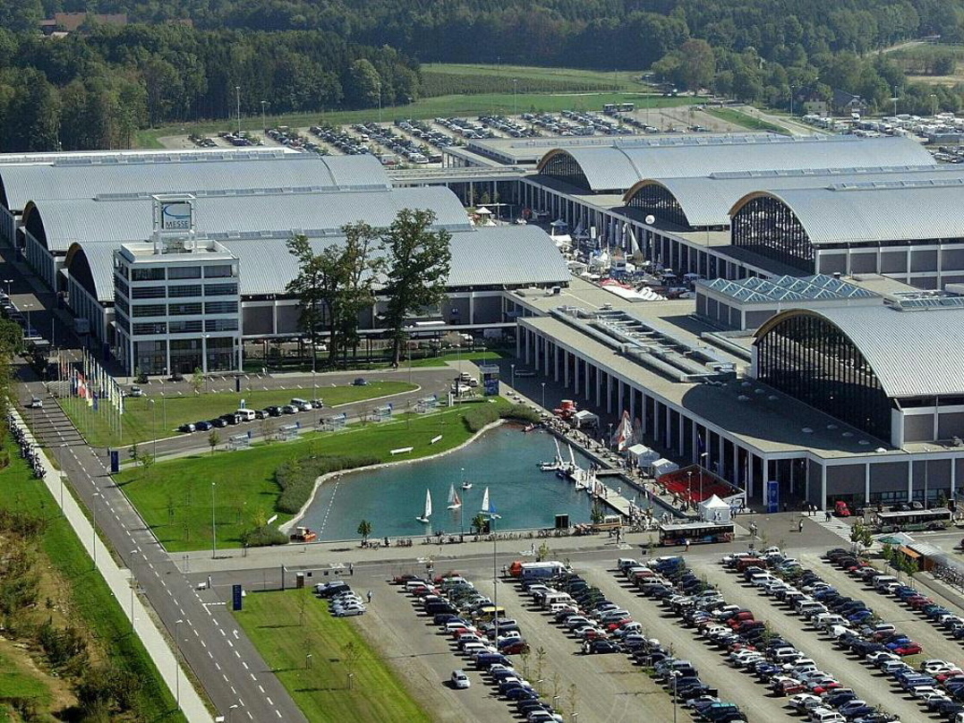 Bietet Heimstätte für "The Dome 45": die Messehallen in Friedrichshafen