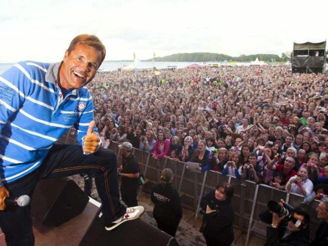 Darf natürlich nicht fehlen beim DSDS Open Air: Dieter Bohlen