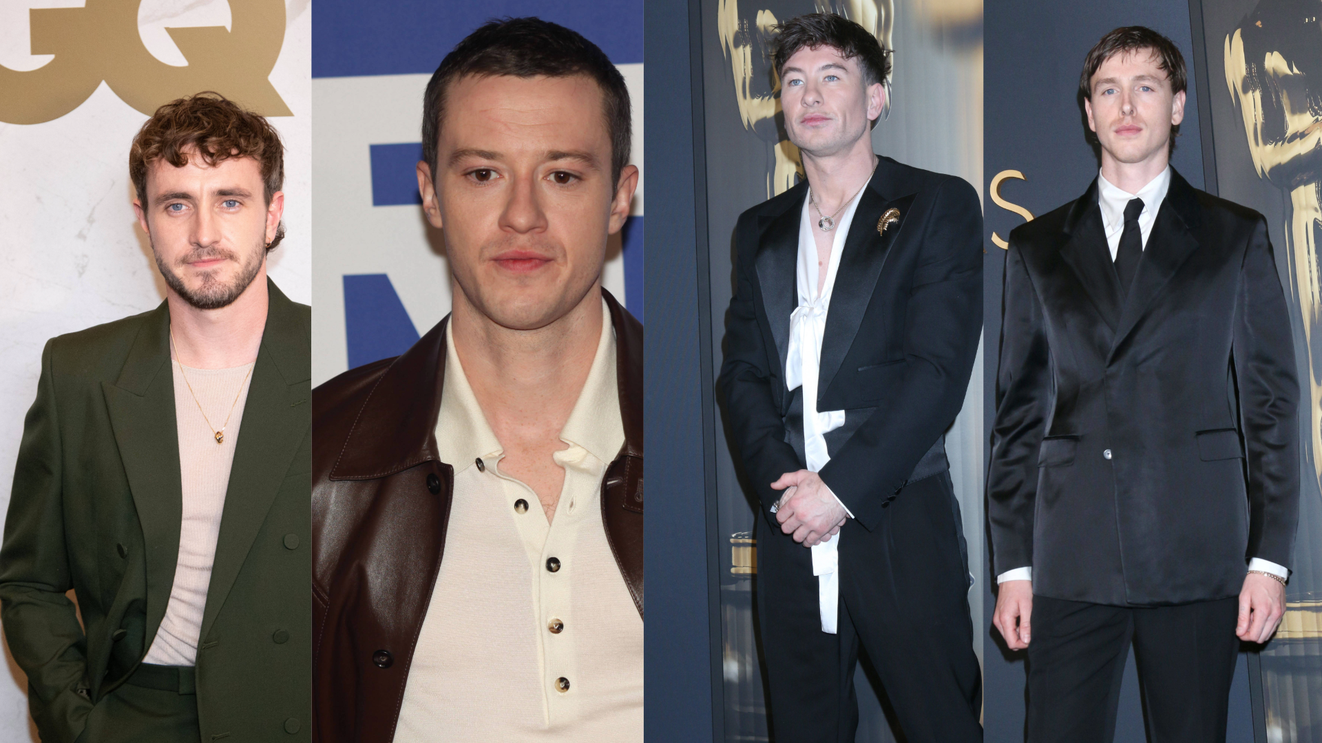 Der Cast der "The Beatles"-Biopic Paul Mescal, Joseph Quinn, Barry Keoghan und Harris Dickinson