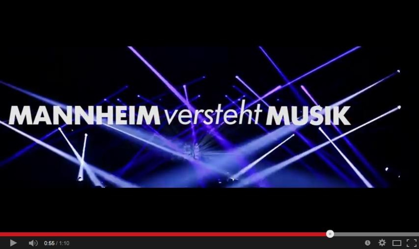 "Wir verstehen Musik": Unter diesem Mottoe bewarb sich Mannheim für das Kreativnetzwerk der UNESCO