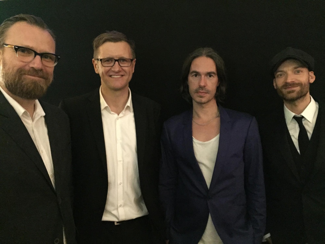 Freuen sich auf die weitere Zusammenarbeit (von links): Markus Wenzel, Rechtsanwalt Asterix Westphal, Christian Neander und Ingo Heinzmann