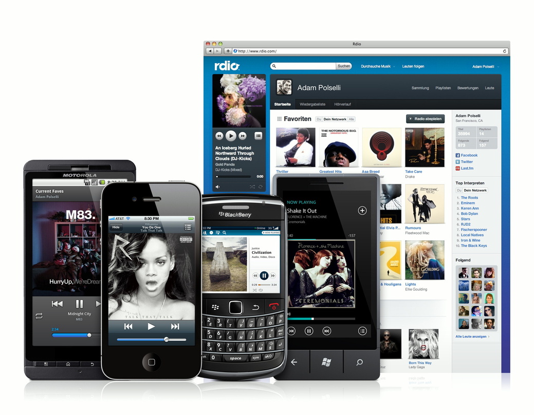 Soll Spanien mit Streams erobern: Rdio eröffnet in neuen Märkten