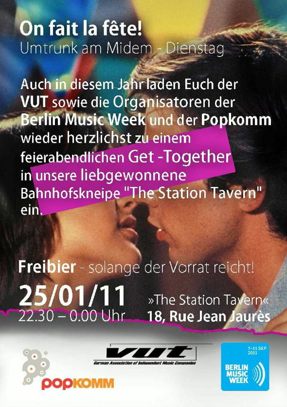 Gemeinschaftsveranstaltung am Midem-Dienstag: Das Meet'n'Greet in der Station Tavern