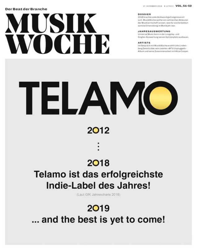 Die E-Paper-Ausgabe der MusikWoche Vol. 51/52 2018