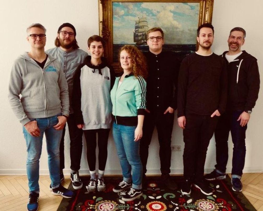 Arbeiten künftig zusammen (von links): Florian Brauch (Geschäftsführer), Simon Stücker (Booking & Örtliche Veranstaltungen), Jule Müller (Vorproduktion), Melina Knappe (Artist Management),...