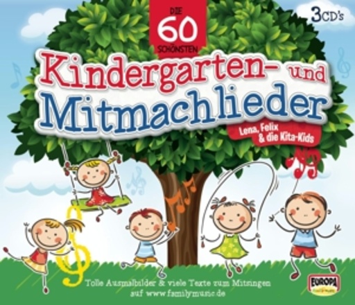 Diverse – Die 60 schönsten Kindergarten- und Mitmachlieder