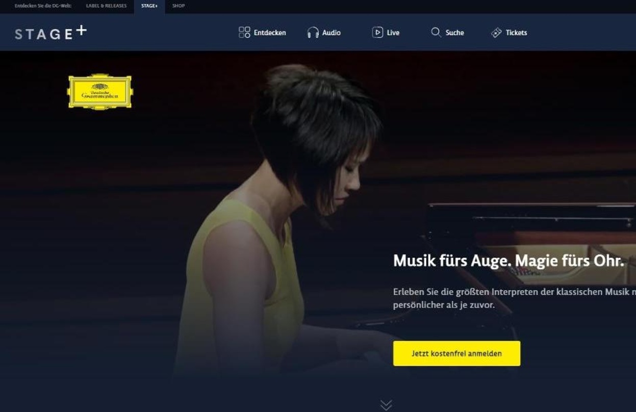 Geht ans Netz: der Abodienst Stage+ von Deutsche Grammophon