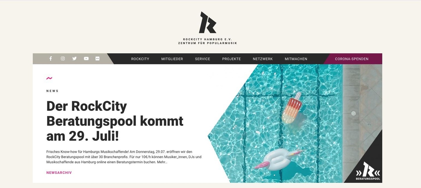 Unterstützt Musiker*innen, DJs und Musikschaffende: der Beratungspool von RockCity Hamburg