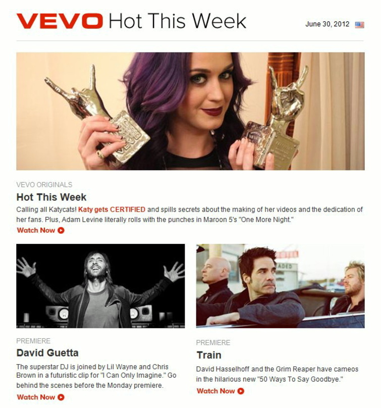 Anlaufstelle für Musikclips: die Videoplattform Vevo