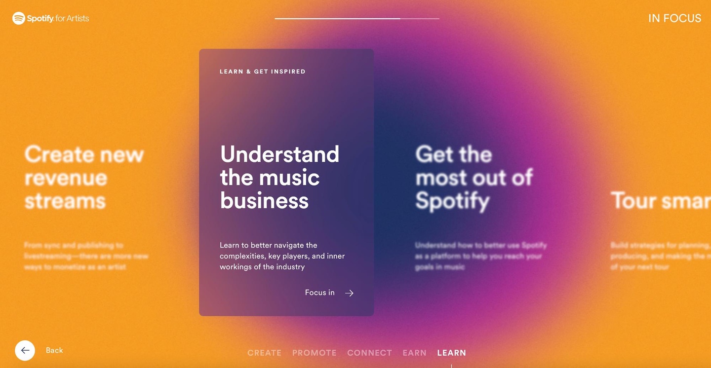 Das Musikgeschäft verstehen: Spotify will Interessierten mit In Focus einen Leitfaden an die Hand geben