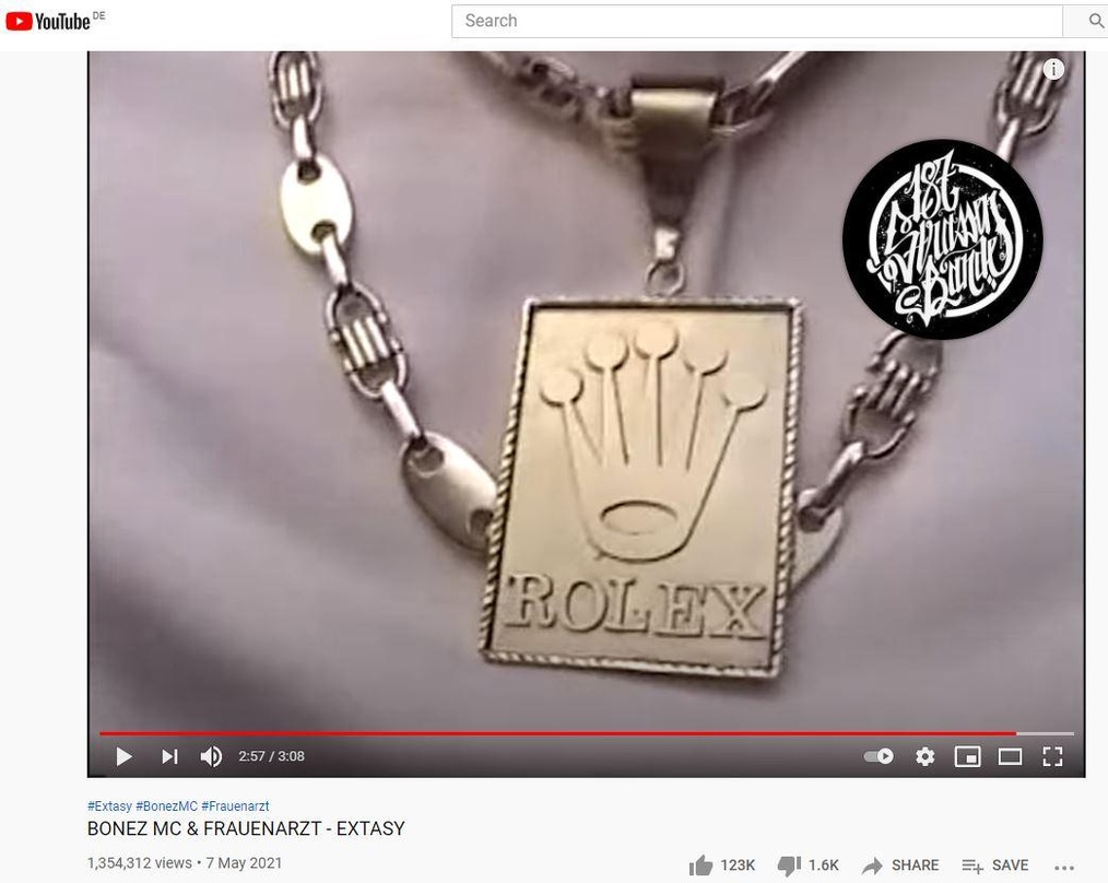 Am Wochenende mit dem Titel "Extasy" auf YouTube und Spotify stark unterwegs: die 187 Strassenbande, Bonez MC und Frauenarzt