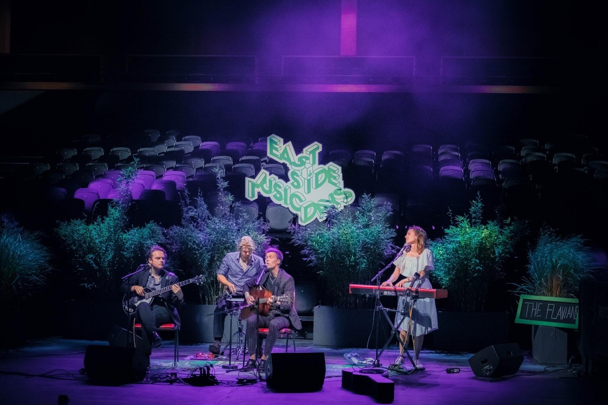 Zelebrieren mit ihrem Gig den Auftakt zu den East Side Music Sessions: The Flavians