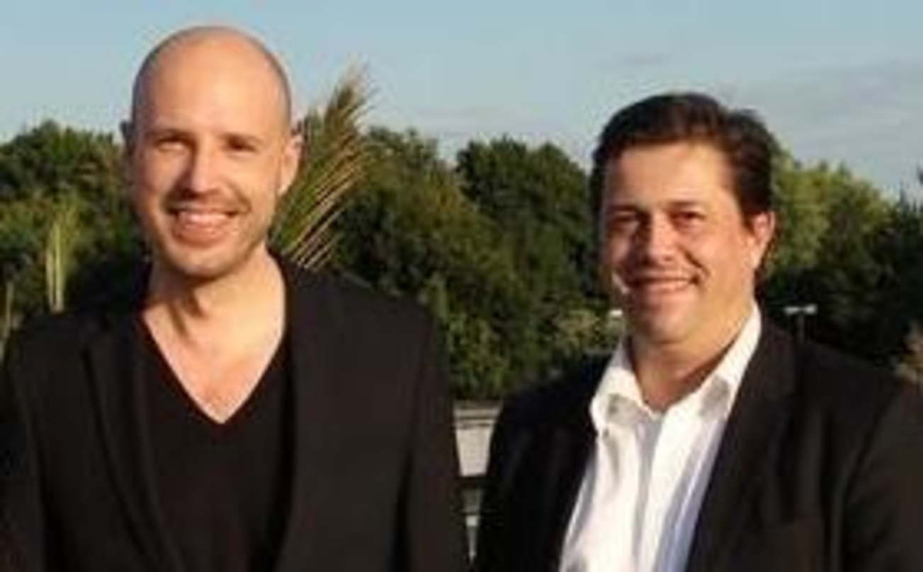 Trennen sich: Christopher von Deylen alias Schiller (links) und Peer Jalowietzki, hier bei einem PR-Termin 2012