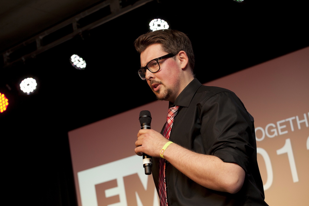 Übernimmt Aufgaben bei Universal Music: Philippe Koenig, hier bei einer Präsentation beim EMI Get-together 2012