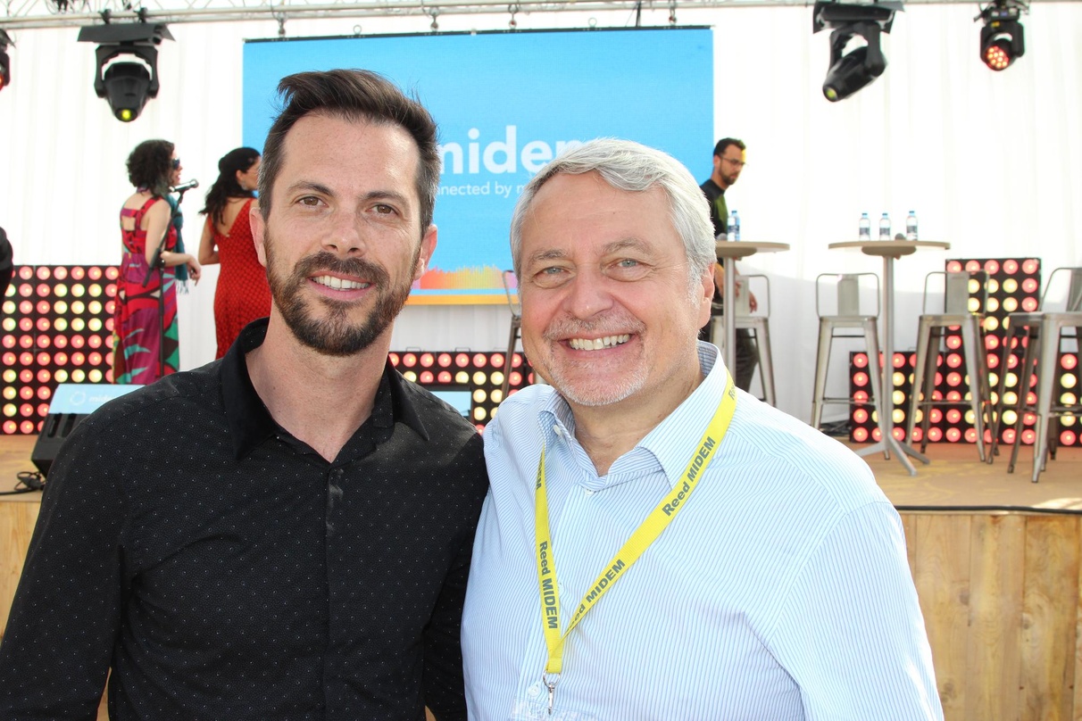 Haben mit der Midem noch viel vor: Messedirektor Alexandre Deniot (links) und Paul Zilk (CEO Reed Midem)