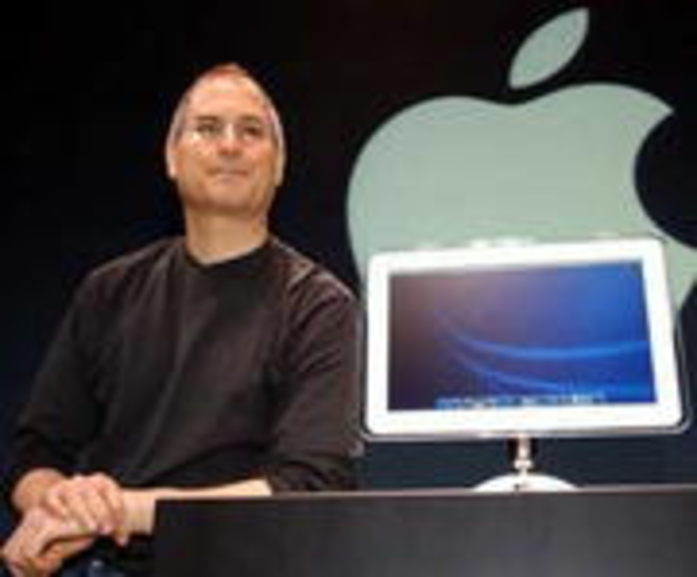 9afc61c185c14f1a16c270c65c75099be22668248677acbd78f9cf8f22878bf7 Will seine iWelten um iMac, iPod und iTunes der Musikindustrie versüßen: Apple-Chef Steve Jobs