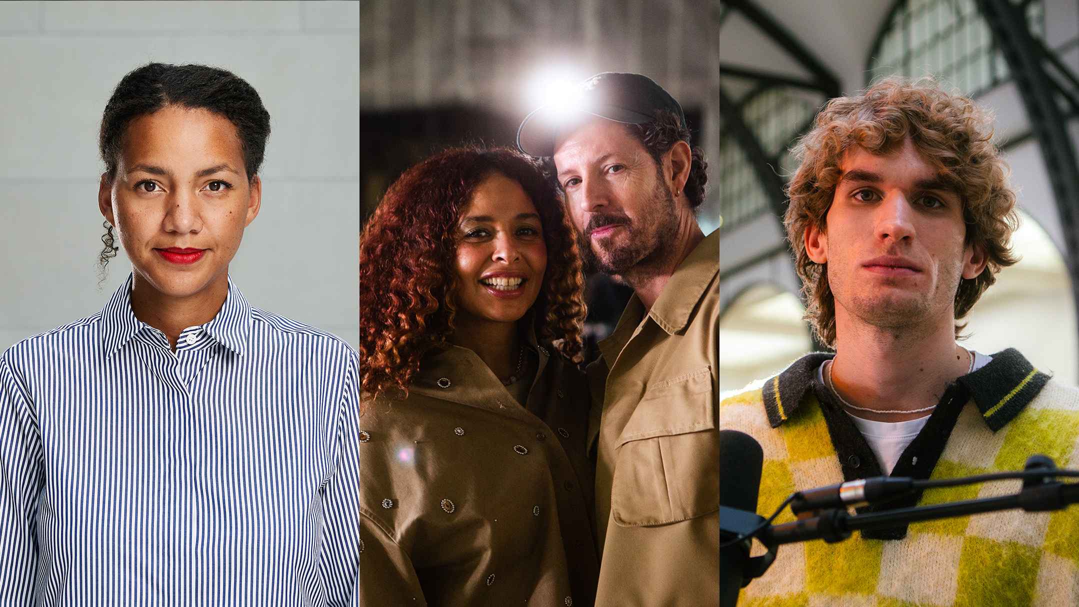 9b3f67e3 e8f9 4253 8195 ba2dede63f0d An den letzten ReBoot Culture Sessions beteiligt (von links): Mathilda Legemah (Hamburger Bahnhof), Joy Denalane, Max Herre und Tobias.