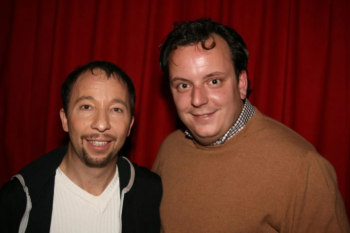 Präsentierten die DJ BoBo-Konzerte im Europa-Park Rust: Rene Baumann (l.) und Michael Mack (Juniorchef Europa-Park Rust)