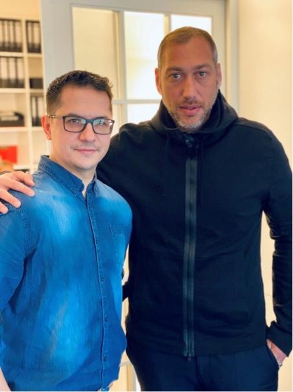 Arbeiten nun bei Live Nation zusammen: Benjamin Mäbert (links) und Andre Lieberberg (Geschäftsführer Live Nation GSA)