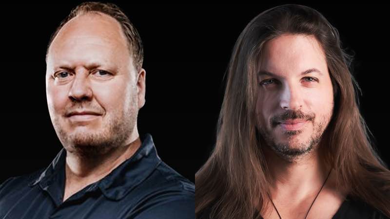Haben Rokk Streaming als deutsches Start-up seit 2021 aufgebaut und ans Netz gebracht: Peter Moog (links) und Alex Landenburg.