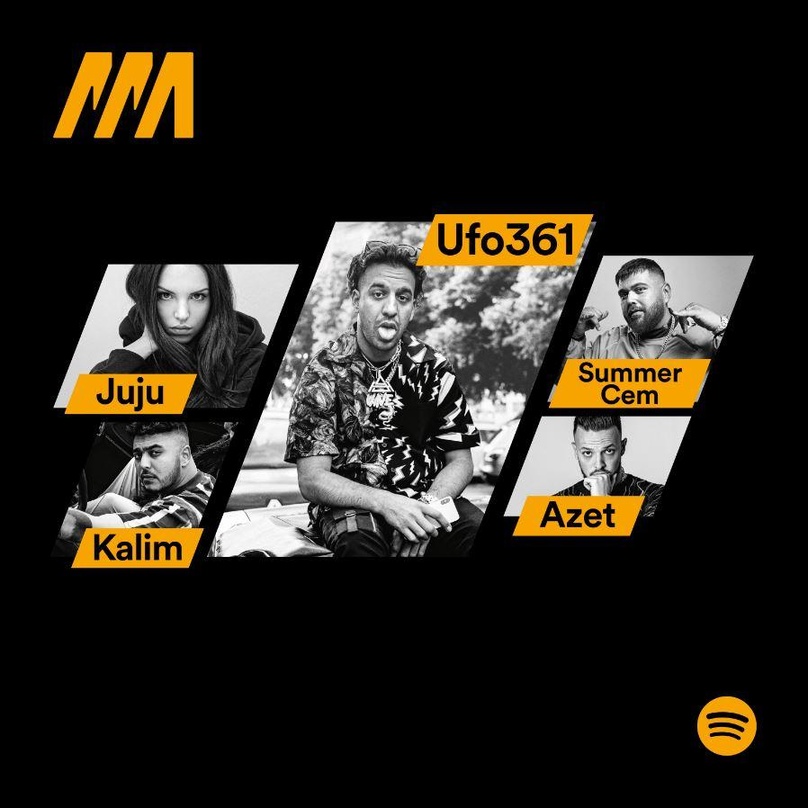 Sind in der Playlist "Modus Mio" oft präsent: Juju, Kalim, Ufo361, Summer Cem und Azet