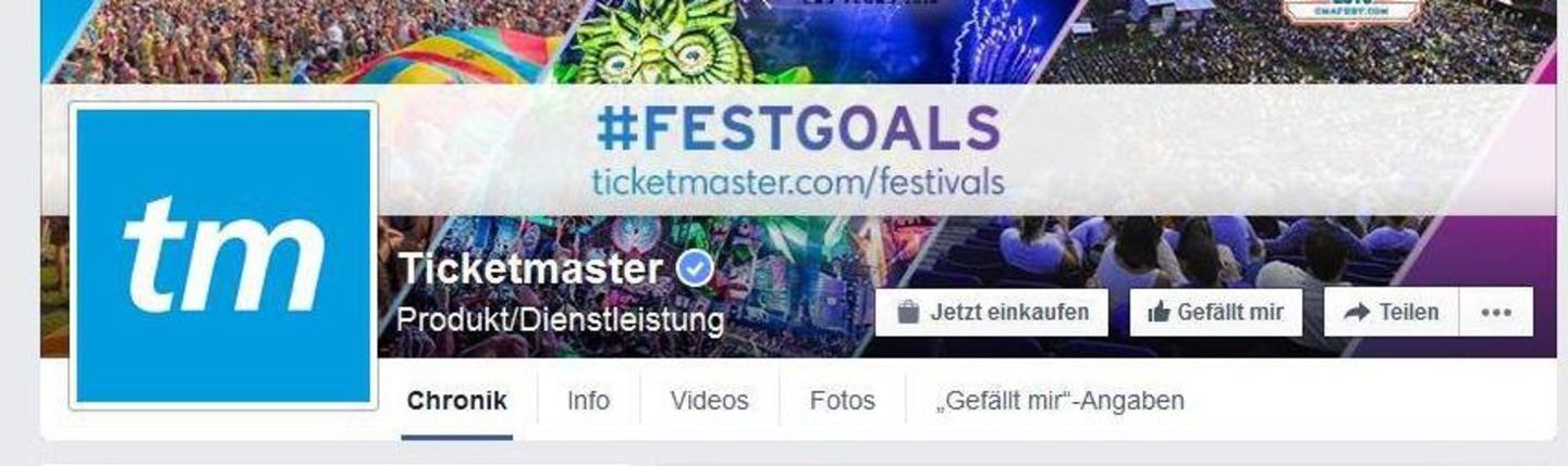 Kooperieren beim Ticketverkauf: Facebook und Ticketmaster