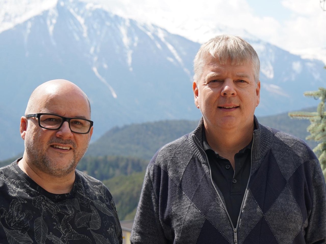 Arbeiten nun miteinander: Andreas Schubert (links, Schubert Music Publishing) und Robert Stegmüller