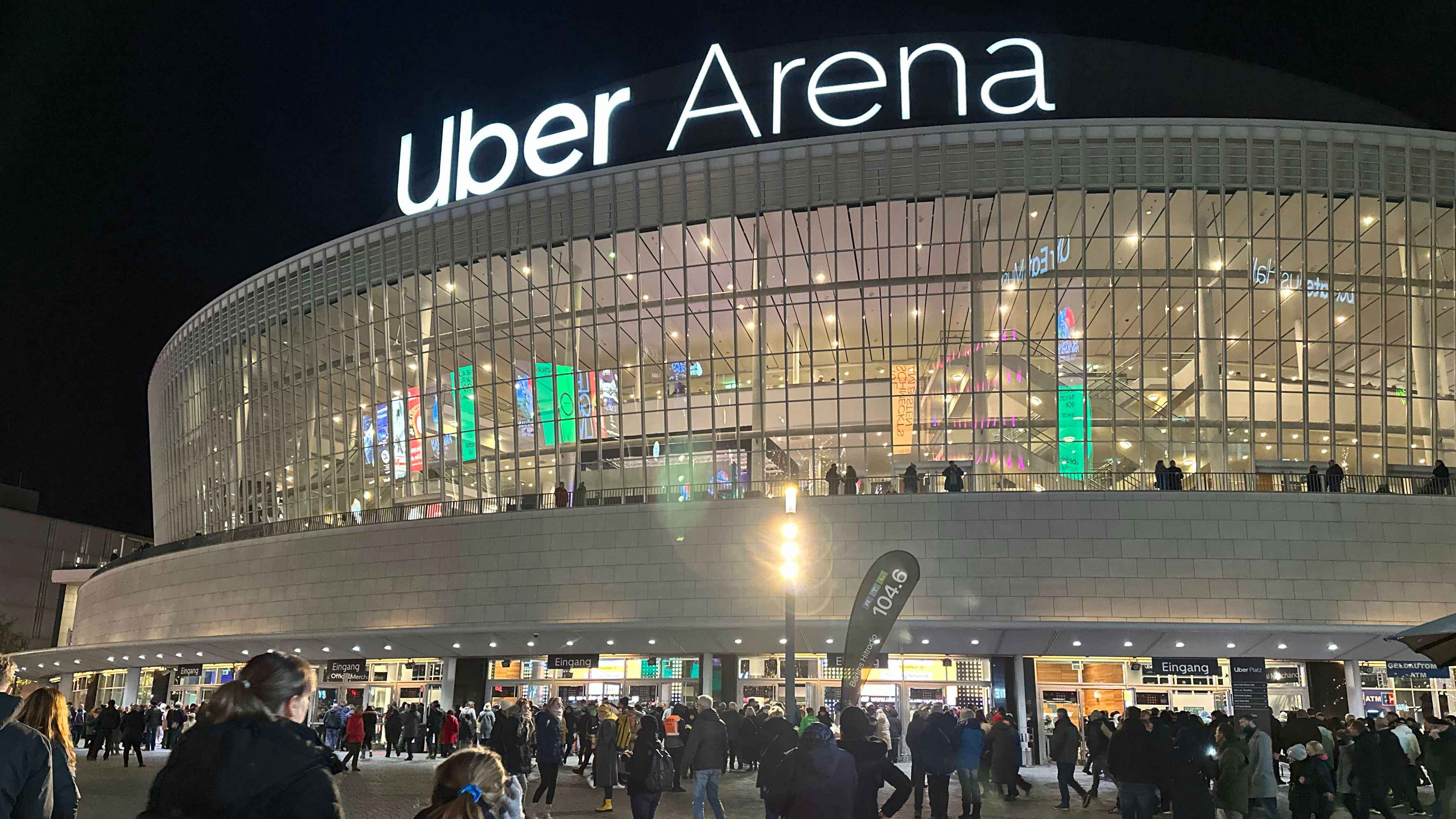 Beherbergte rund 1,8 Millionen Besucher:innen: Die Uber Arena in Berlin.