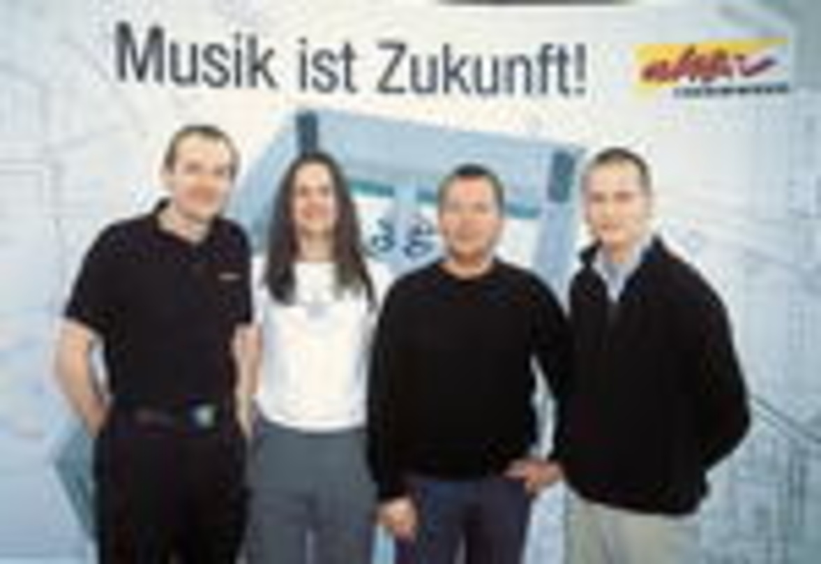 Das verstärkte aMM-Team (v. l. n. r.): Michael Hermanns, Sebastian Lipski, Tom Dreyer und Axel Brandt