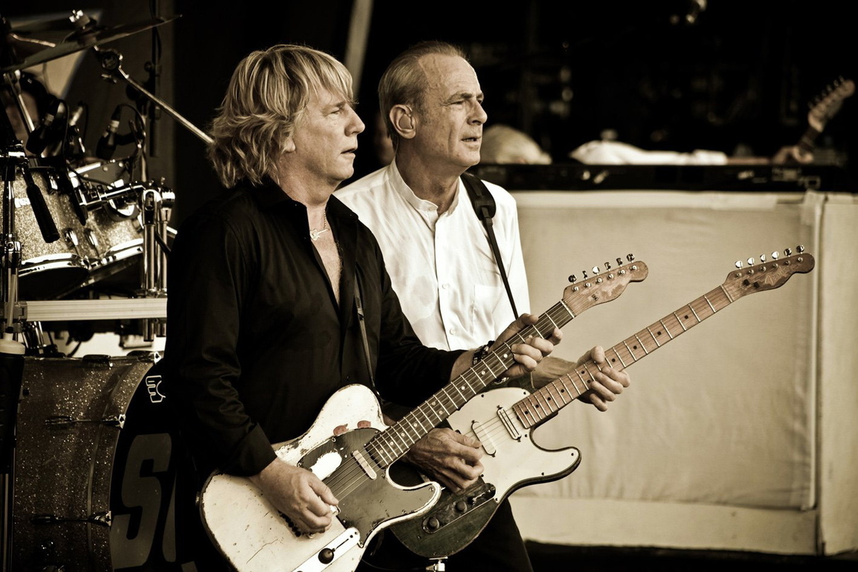 Rocken heuer in der Olympiahalle und 2011 beim Bayern 1 Open Air: Rick Parfitt (l.) und Francis Rossi von Status Quo
