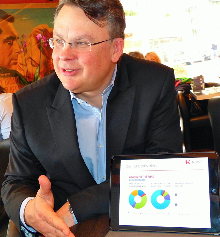 Holt MSD Capital als neuen Geldgeber bei Kobalt an Bord: Willard Ahdritz, hier jüngst bei einer Präsentation im Rahmen der Midem