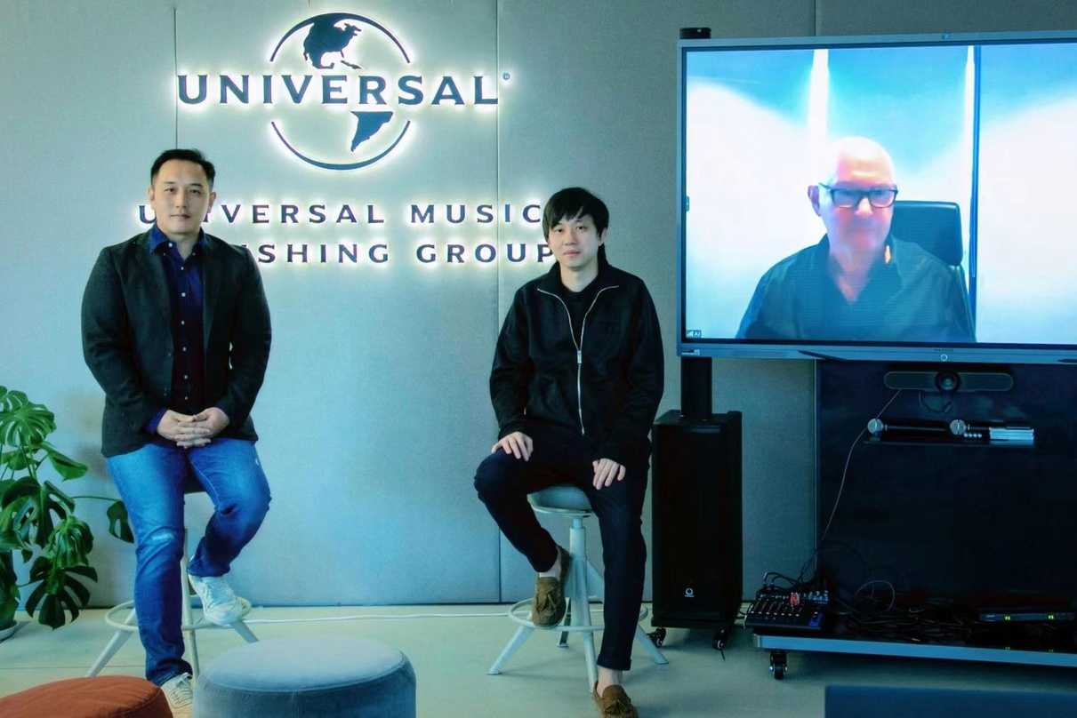 9e8dd5d020422e303ba44bbce93670f99025b2f6c3336b63449319eec3176d4c Neue Partner (von links): Joe Fang (Managing Director Universal Music Publishing China), Daryl K (Gründer & CEO von Ryce Entertainment) und Andrew Jenkins (President Asia Pacific Universal...
