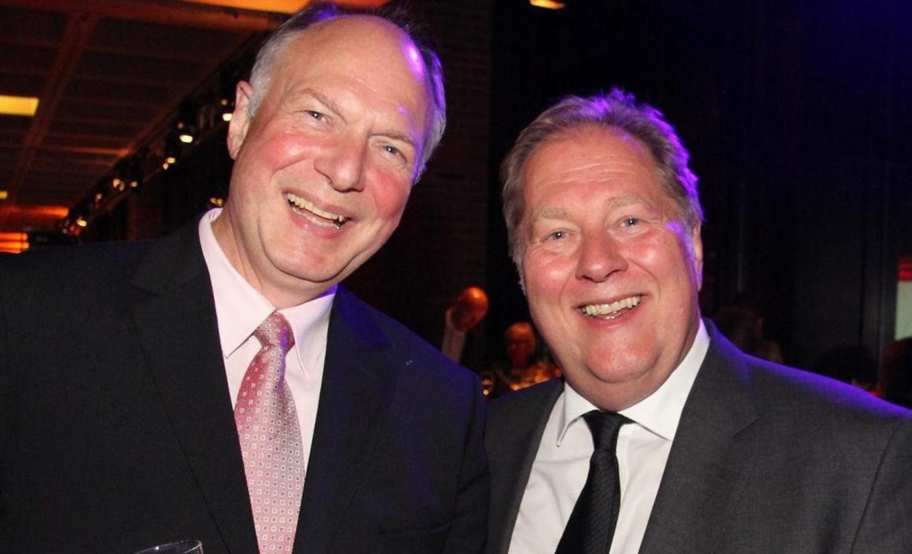 Präsident mit Fachausschussvorsitzendem: Martin Maria Krüger (links) und Dieter Gorny, hier beim Echo Klassik 2014
