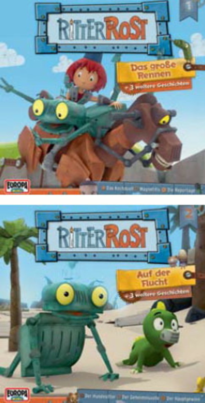 Neue Boxen zur Fernsehserie: die "Ritter Rost"-CDs mit jeweils vier Geschichten