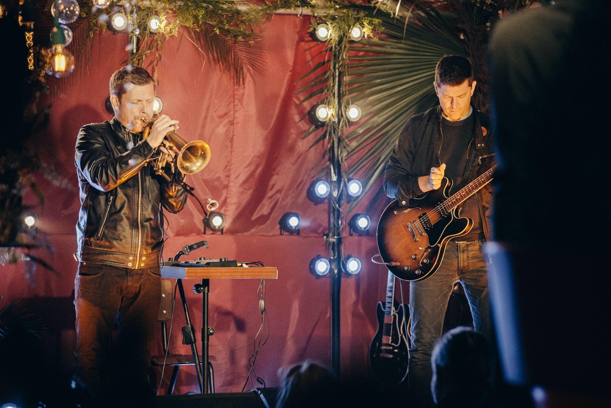 Spielten ein Konzert unter Ägide der GEMA: Nils Wülker (links) und Arne Jansen