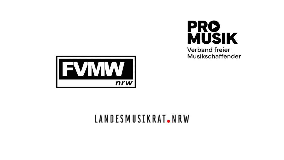 9f8c26be 6a60 49b3 b5eb 151bf8a886f0 Weisen auf Widersprüche hin, die sie in der BVMI-Studie gefunden haben wollen: der Förderverein Musikwirtschaft NRW, der Landesmusikrat NRW und Pro Musik.