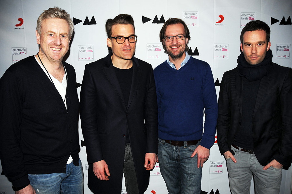 Luden zum Album-Launch-Event nach Wien... (Bild: Heiko Meyer)||Luden zum Album-Launch-Event nach Wien (v.l.): Ralf Lülsdorf (Deutsche Telekom), Philip Ginthör (Sony Music), Michael Frohoff...