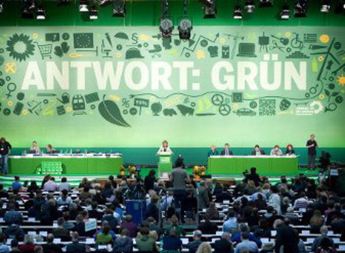 Sollte grüne Antworten geben: Die Bundesdelegiertenkonferenz der Partei in Kiel